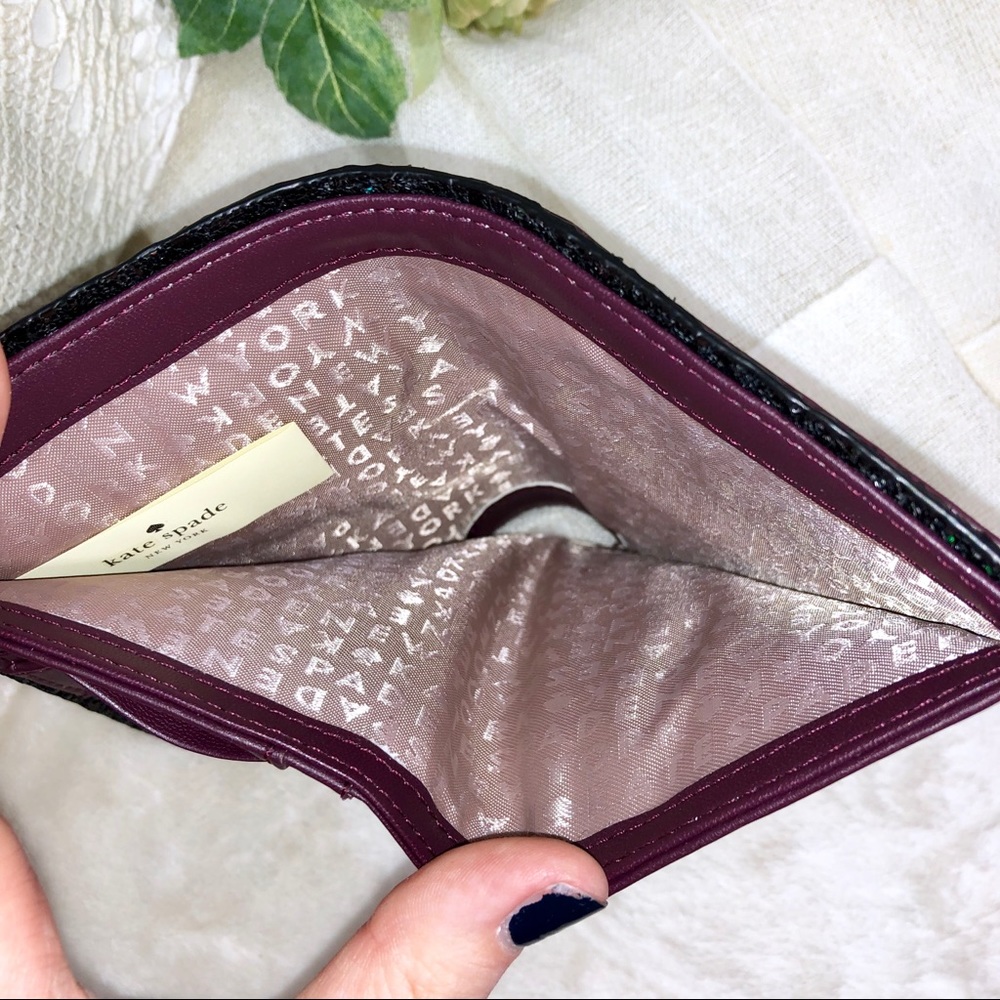 💛KATE SPADE💛 Plum Wallet - Picture 7 of 8